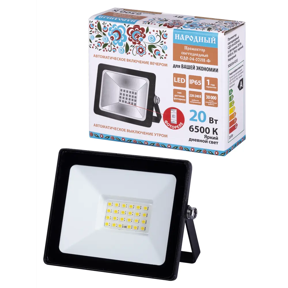 Фото Прожектор светодиодный уличный Tdm Electric Sq0336-0232 20 Вт 6500 К IP65 холодный белый (голубой) свет Фото Прожектор светодиодный уличный Tdm Electric Sq0336-0232 20 Вт 6500 К IP65 холодный белый (голубой) свет