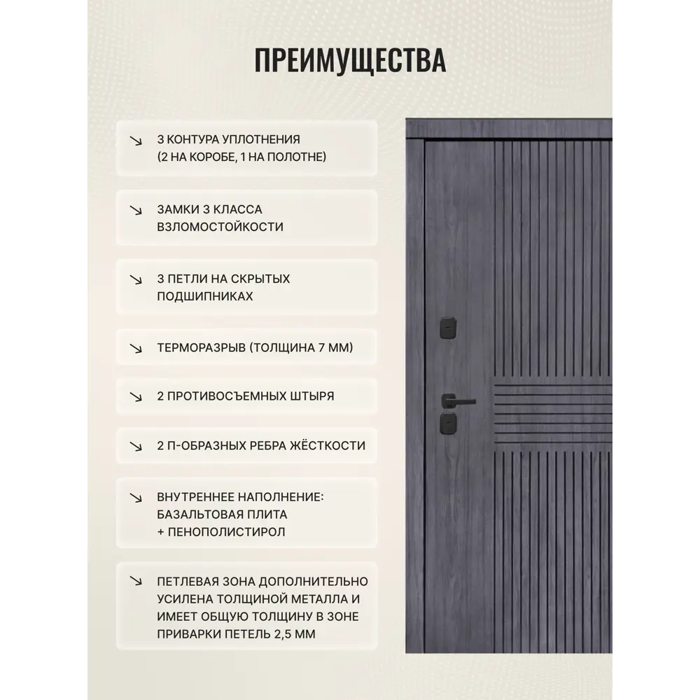 Фото 3 Входная дверь Дверипро Термо L Берген правый 205x86см цвет дуб пепельный патина черная/белый матовый Фото 3 Входная дверь Дверипро Термо L Берген правый 205x86см цвет дуб пепельный патина черная/белый матовый