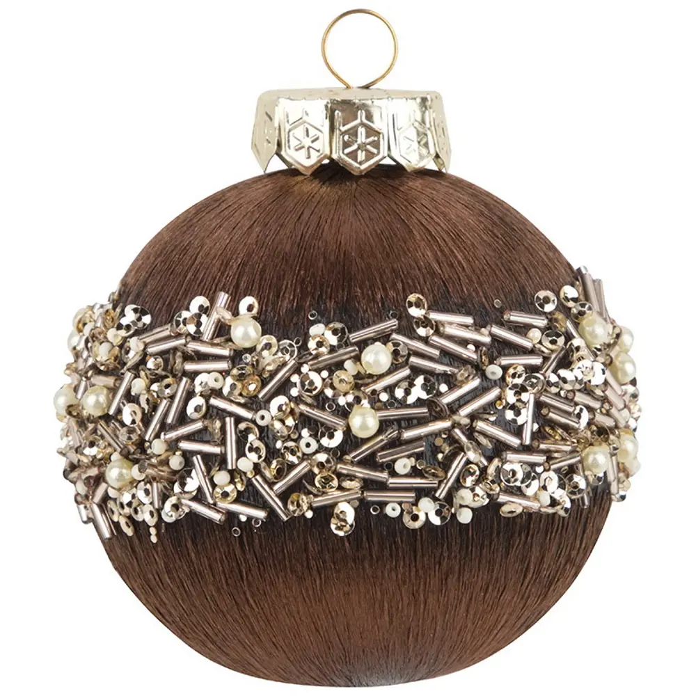 Фото 2 Набор елочных шаров Волшебная страна 108512 8 см пластик коричневый 9 шт Фото 2 Набор елочных шаров Волшебная страна 108512 8 см пластик коричневый 9 шт