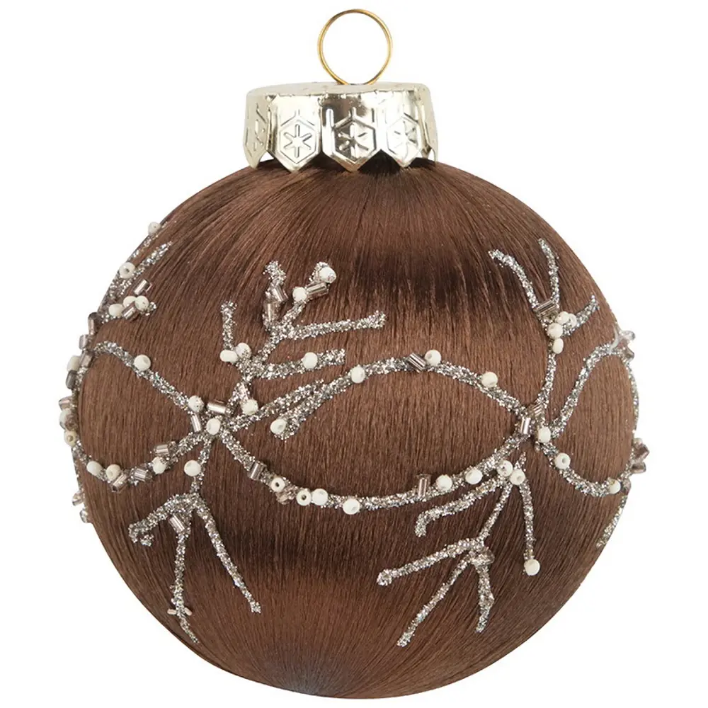 Фото 3 Набор елочных шаров Волшебная страна 108512 8 см пластик коричневый 9 шт Фото 3 Набор елочных шаров Волшебная страна 108512 8 см пластик коричневый 9 шт