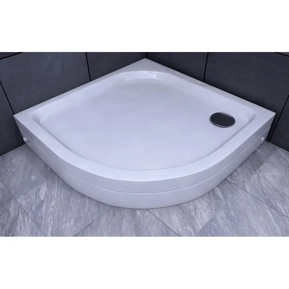 Фото 2 Душевой поддон Aquatek 573996 1/4 круга акрил 80x80см Фото 2 Душевой поддон Aquatek 573996 1/4 круга акрил 80x80см