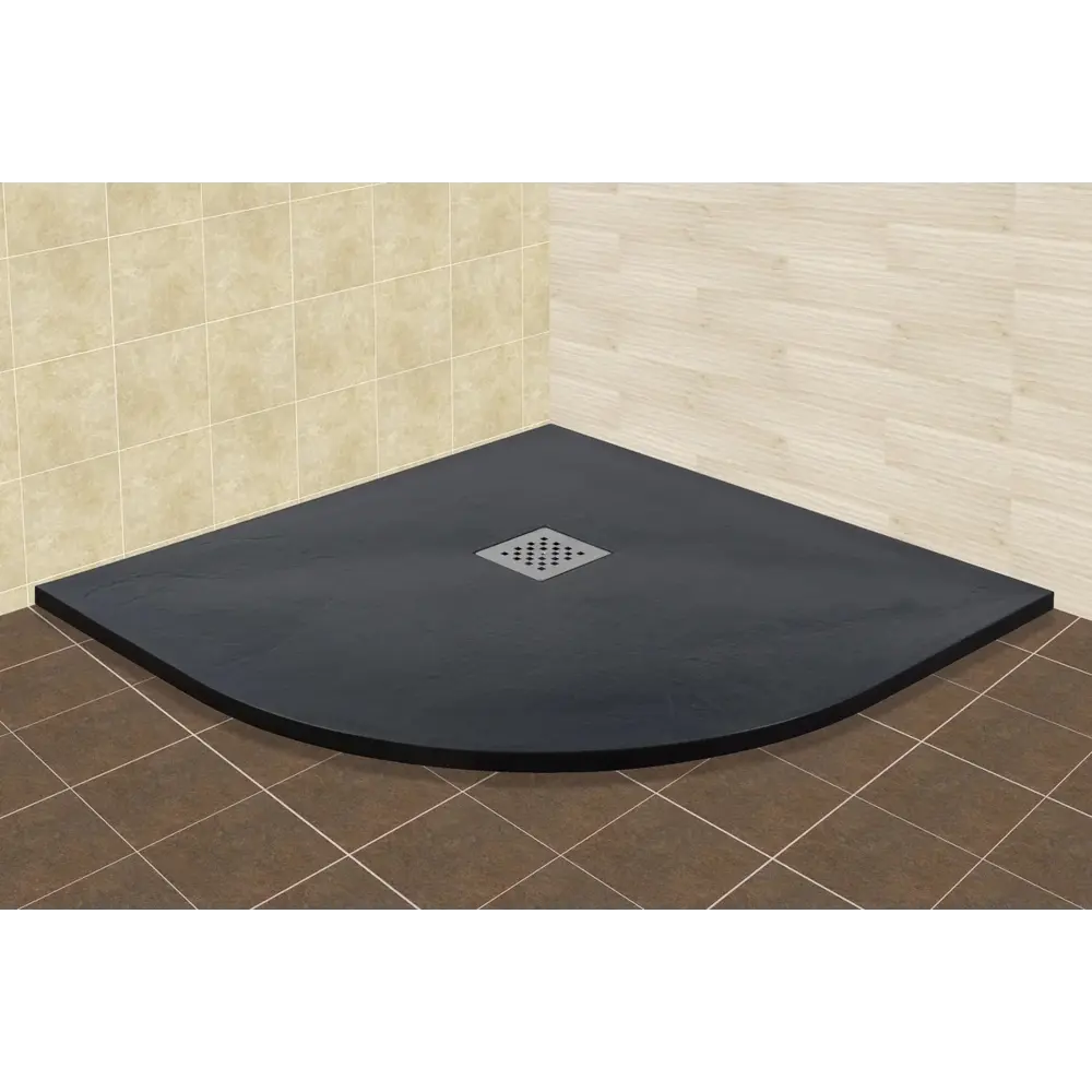 Фото 2 Душевой поддон Rgw Stone Tray 646053 1/4 круга искусственный камень 100х100см Фото 2 Душевой поддон Rgw Stone Tray 646053 1/4 круга искусственный камень 100х100см
