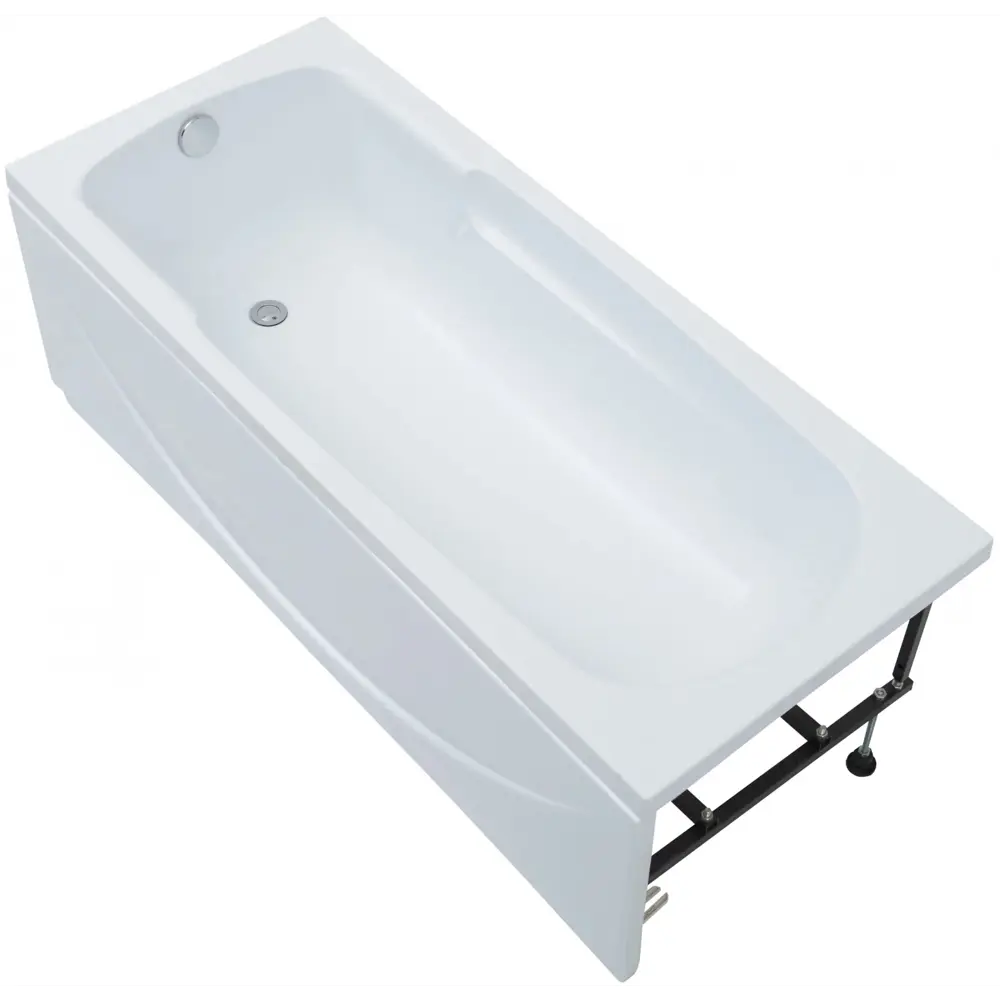 Фото 2 Ванна Aquanet Extra 160x68 акриловая с каркасом цвет белый Фото 2 Ванна Aquanet Extra 160x68 акриловая с каркасом цвет белый