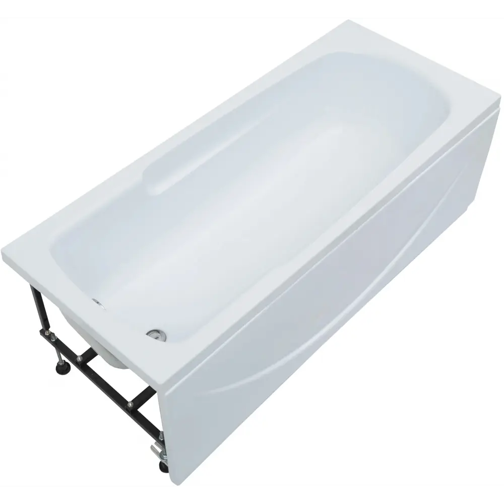 Фото 4 Ванна Aquanet Extra 160x68 акриловая с каркасом цвет белый Фото 4 Ванна Aquanet Extra 160x68 акриловая с каркасом цвет белый