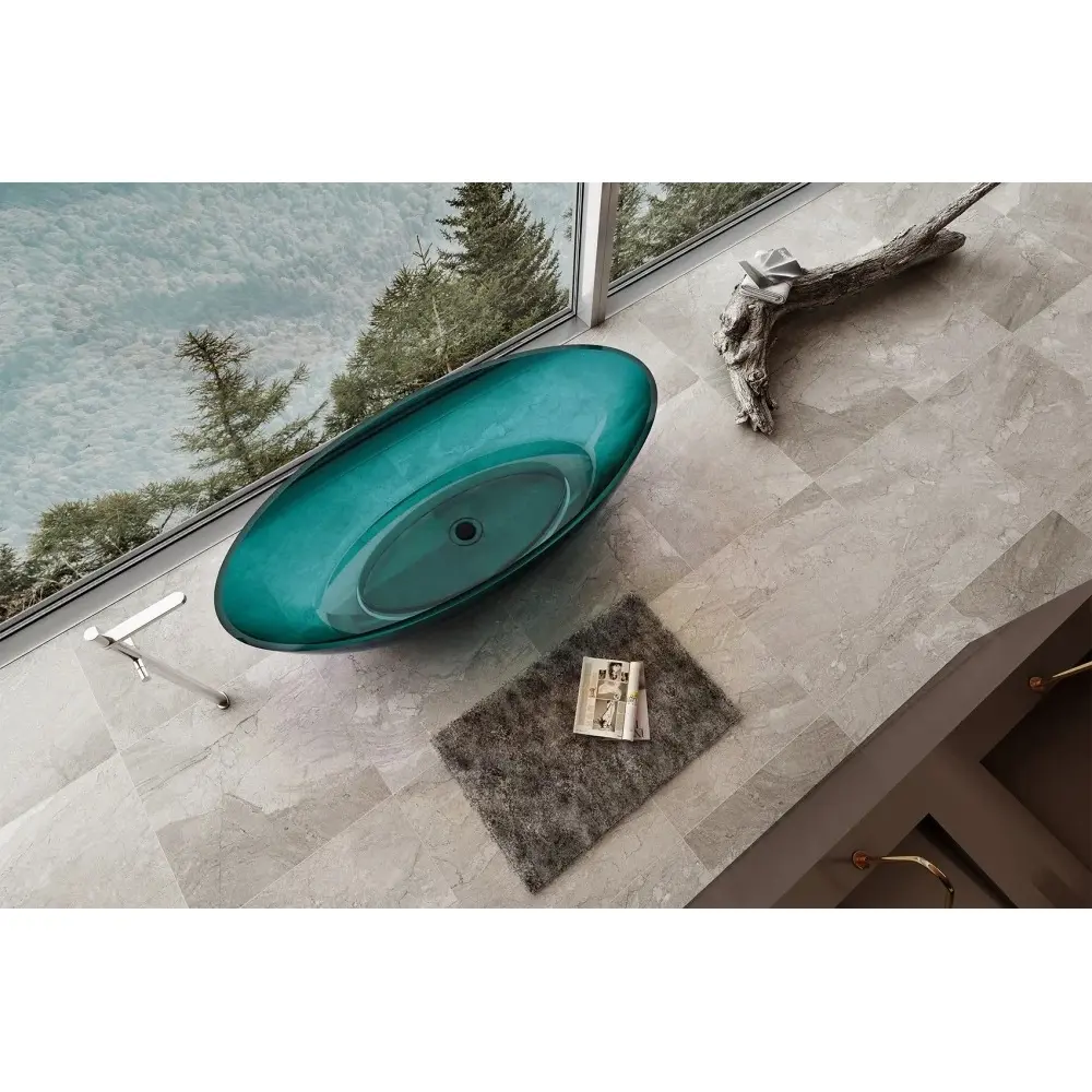 Фото 5 Ванна Abber Kristall AT9702 Aquamarin 180x85 см акриловая с донным клапаном, голубая Фото 5 Ванна Abber Kristall AT9702 Aquamarin 180x85 см акриловая с донным клапаном, голубая