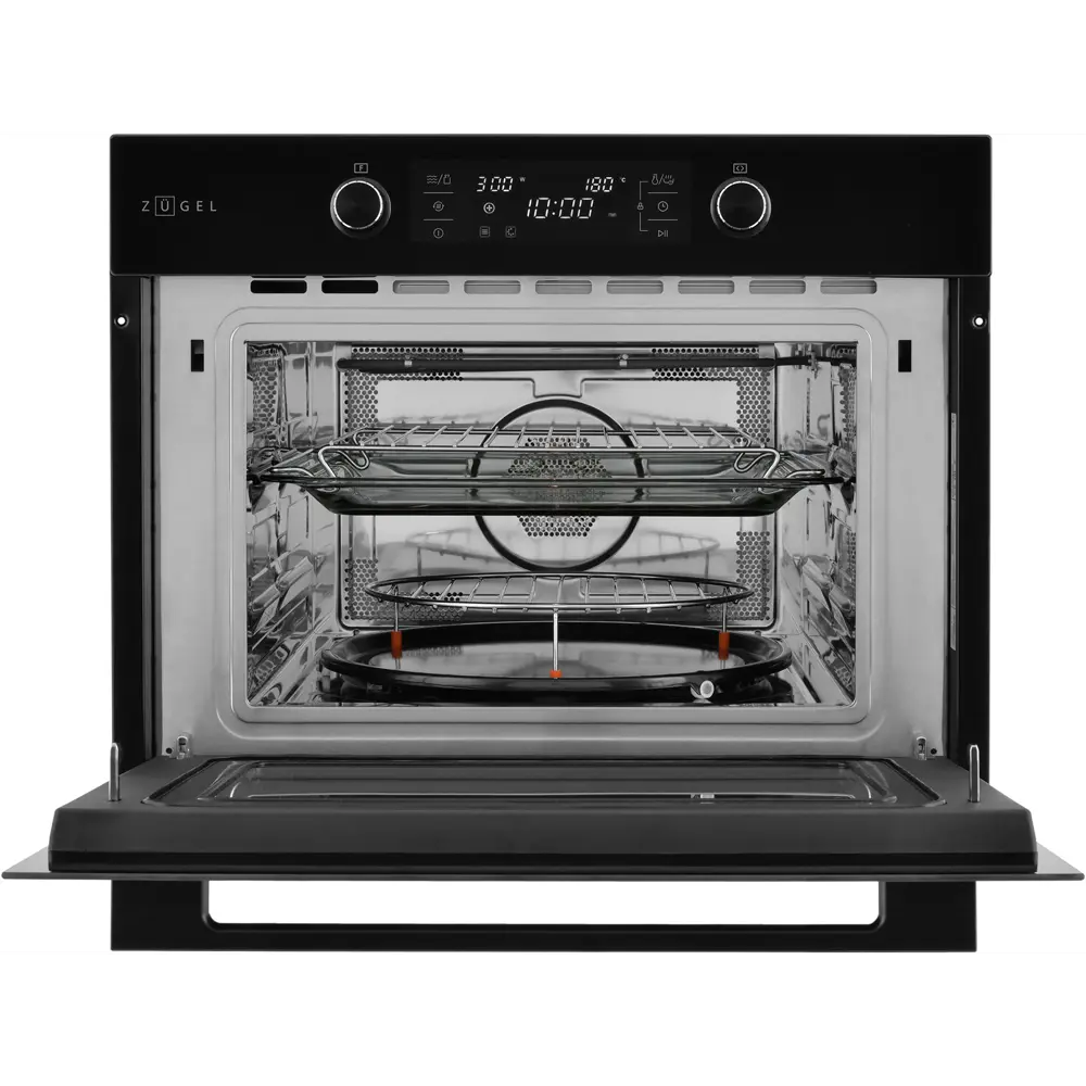 Фото 2 Встраиваемый духовой шкаф Zugel ZOE609B 59.5х45.4х56.8 см цвет черный Фото 2 Встраиваемый духовой шкаф Zugel ZOE609B 59.5х45.4х56.8 см цвет черный