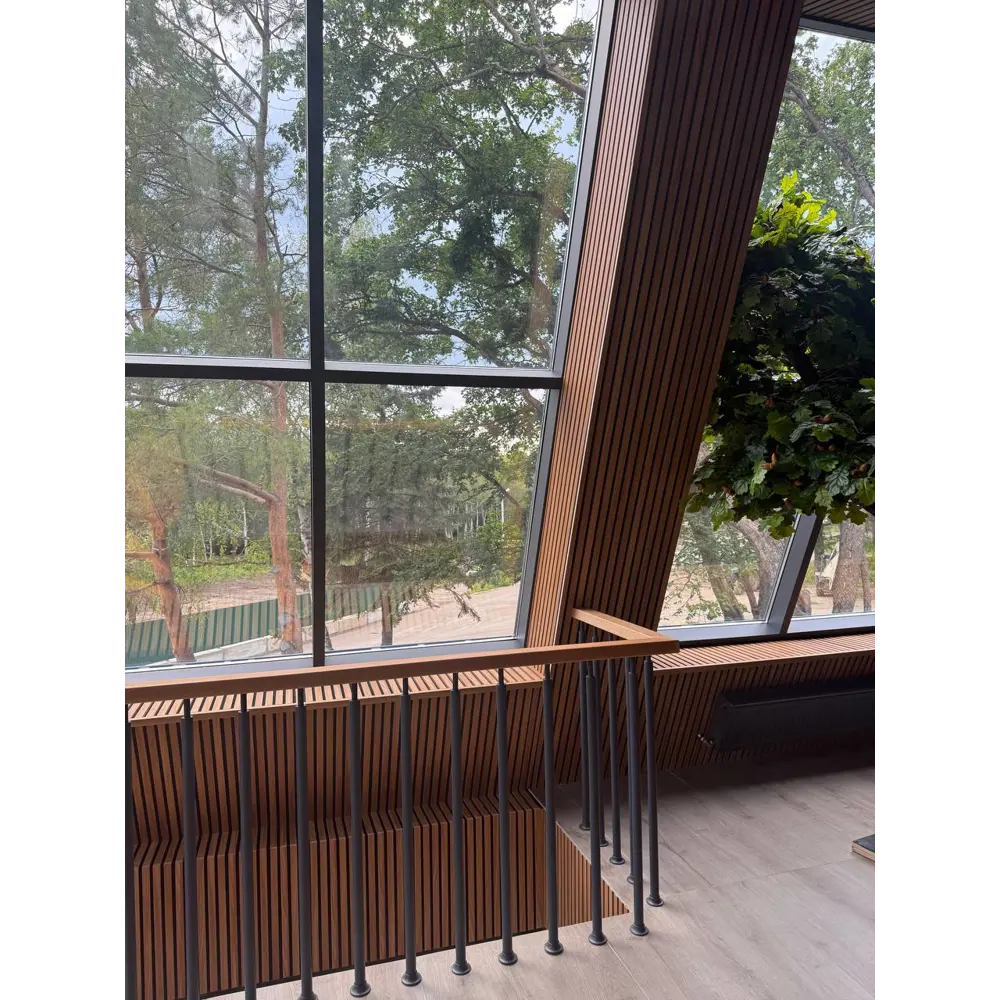 Фото 7 Акустическая декоративная панель Wood app Classic дуб янтарный 2780x600x20мм 1.66м² Фото 7 Акустическая декоративная панель Wood app Classic дуб янтарный 2780x600x20мм 1.66м²