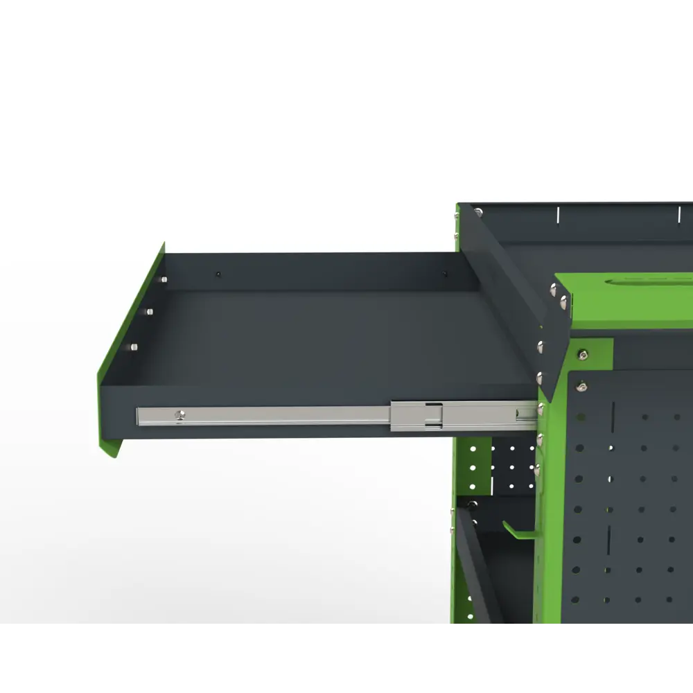 Фото 4 Тележка инструментальная Metalex Тип 2А 118710 450x700x800 мм серо-зеленая Фото 4 Тележка инструментальная Metalex Тип 2А 118710 450x700x800 мм серо-зеленая