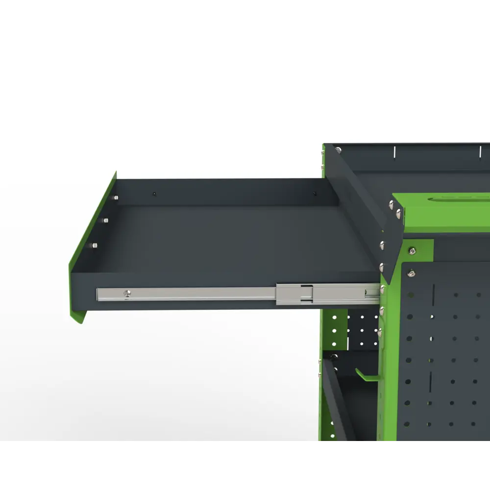 Фото 4 Тележка инструментальная Metalex Тип 2А 118711 450x800x800 мм серо-зеленая