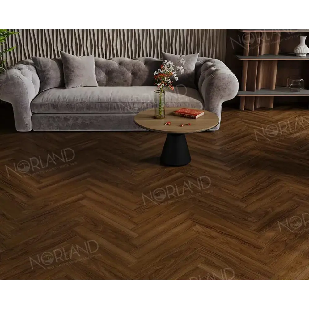 Фото 5 Ламинат Norland Herringbone Elegant Дуб Треско 33 класс толщина 8 мм с фаской 1.92 м², цена за упаковку Фото 5 Ламинат Norland Herringbone Elegant Дуб Треско 33 класс толщина 8 мм с фаской 1.92 м², цена за упаковку