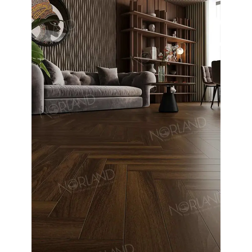 Фото 6 Ламинат Norland Herringbone Elegant Дуб Треско 33 класс толщина 8 мм с фаской 1.92 м², цена за упаковку Фото 6 Ламинат Norland Herringbone Elegant Дуб Треско 33 класс толщина 8 мм с фаской 1.92 м², цена за упаковку