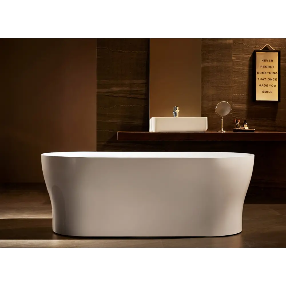 Фото 4 Ванна BelBagno BB405-1700-800 170x80 акриловая Овальная цвет белый Фото 4 Ванна BelBagno BB405-1700-800 170x80 акриловая Овальная цвет белый