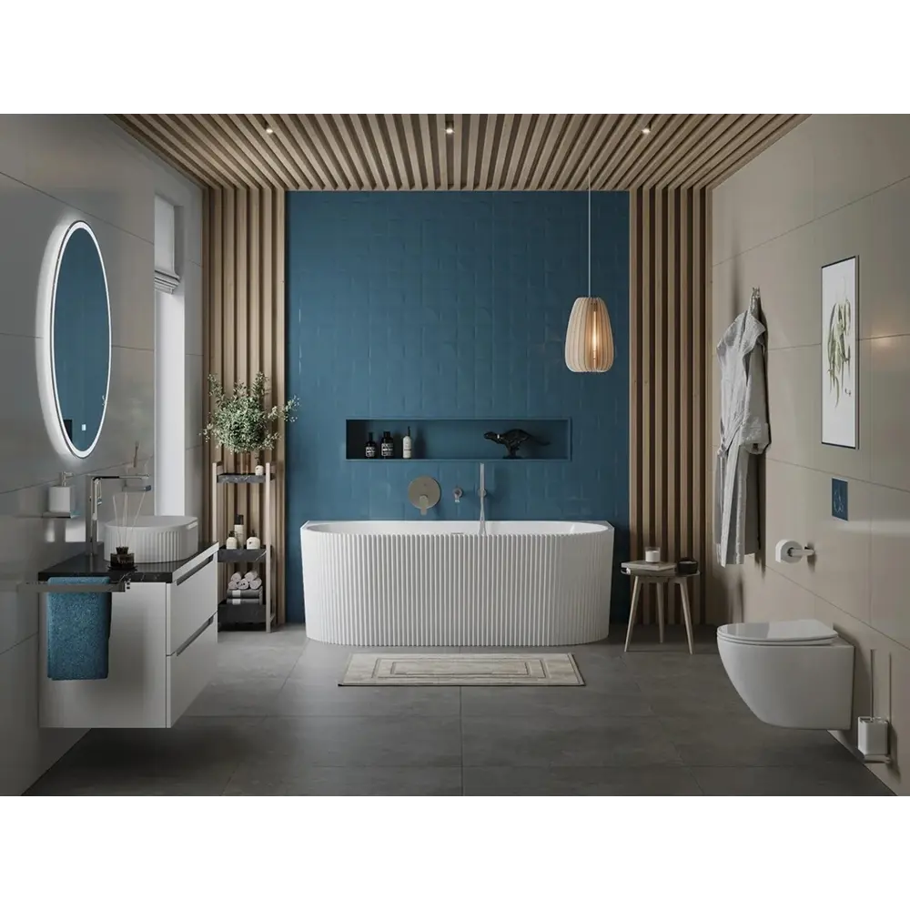 Фото 4 Ванна BelBagno Uno BB713 BB713-1700-800 акриловая прямоугольная цвет белый