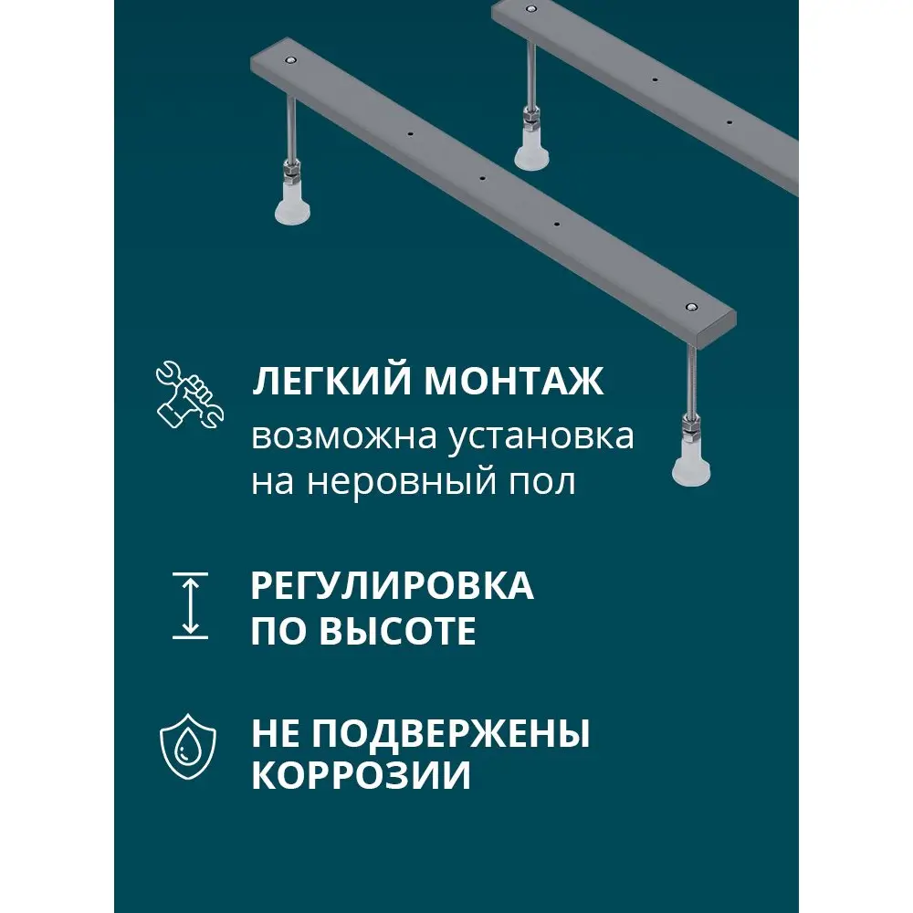 Фото 5 Ванна Benneri Milano 150x70 BE.Mi150.UK.SL.ch.FBS прямоугольная акриловая цвет белый