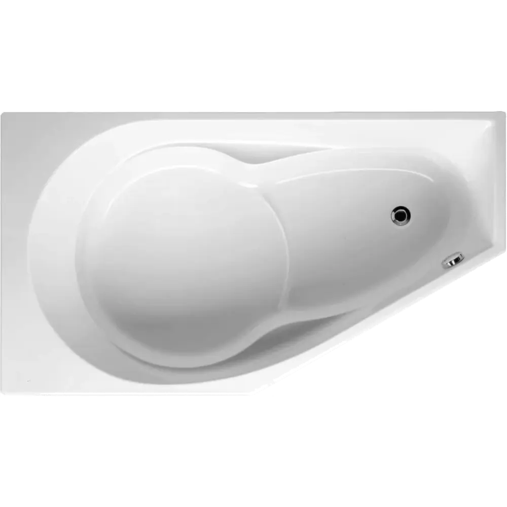 Фото Ванна Riho Yukon B008001005 R 160x90 см асимметричная акриловая цвет белый Фото Ванна Riho Yukon B008001005 R 160x90 см асимметричная акриловая цвет белый
