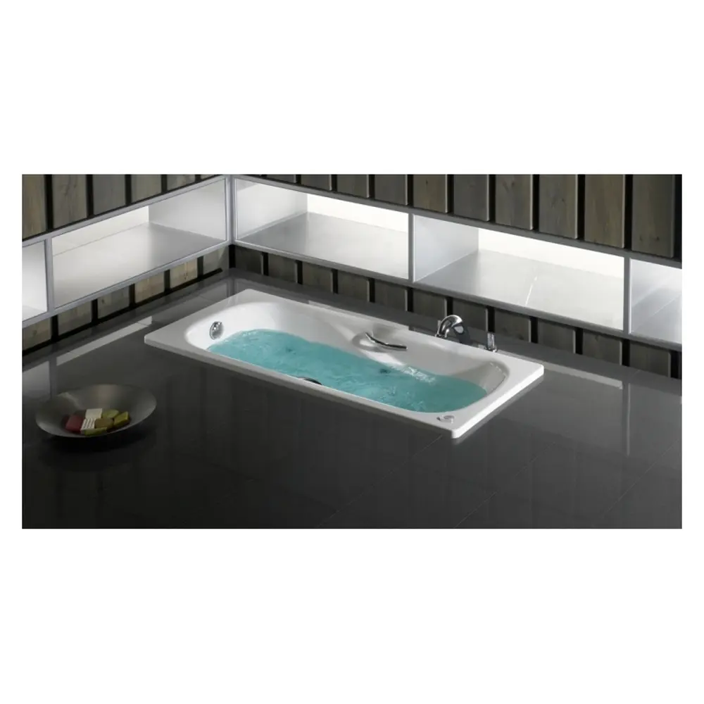 Фото 2 Ванна Roca Princess-N 160x75 акриловая Прямоугольная цвет белый