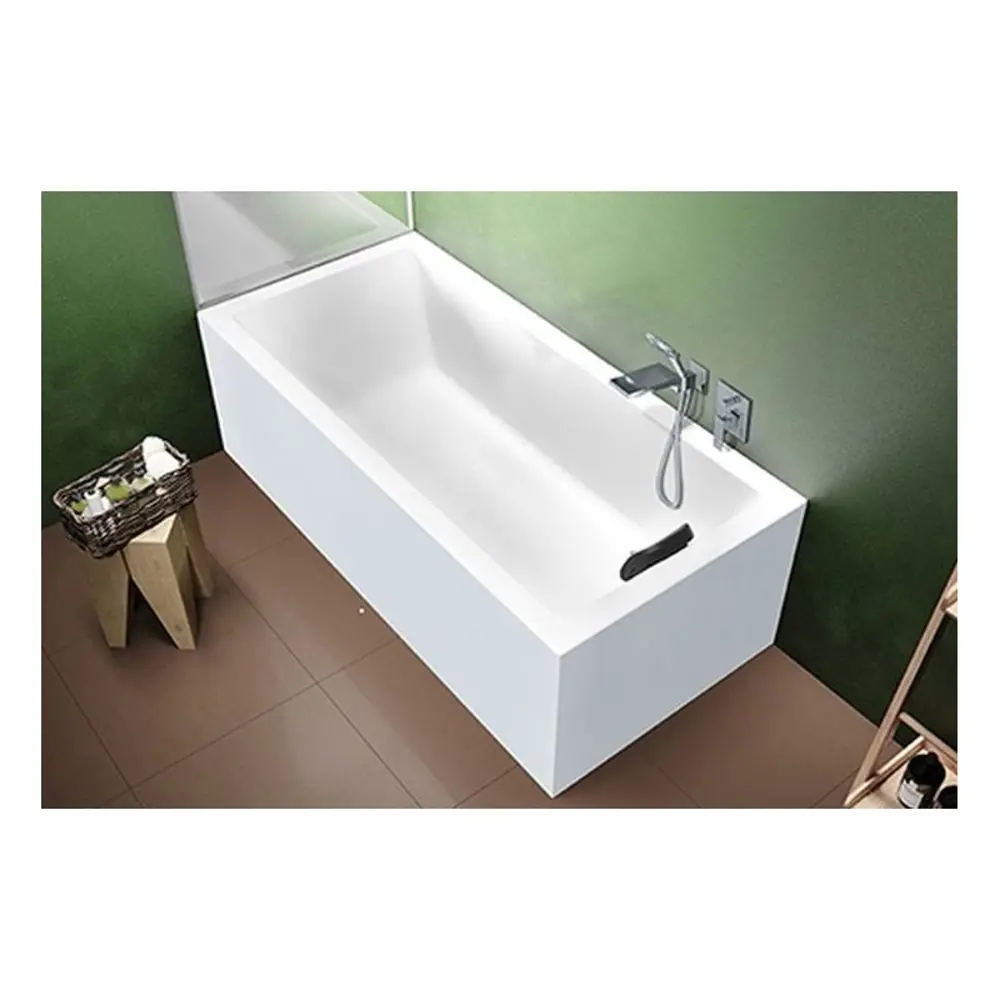 Фото 2 Ванна Riho Rething Cubic B109001005 190x90 см акриловая прямоугольная цвет белый Фото 2 Ванна Riho Rething Cubic B109001005 190x90 см акриловая прямоугольная цвет белый