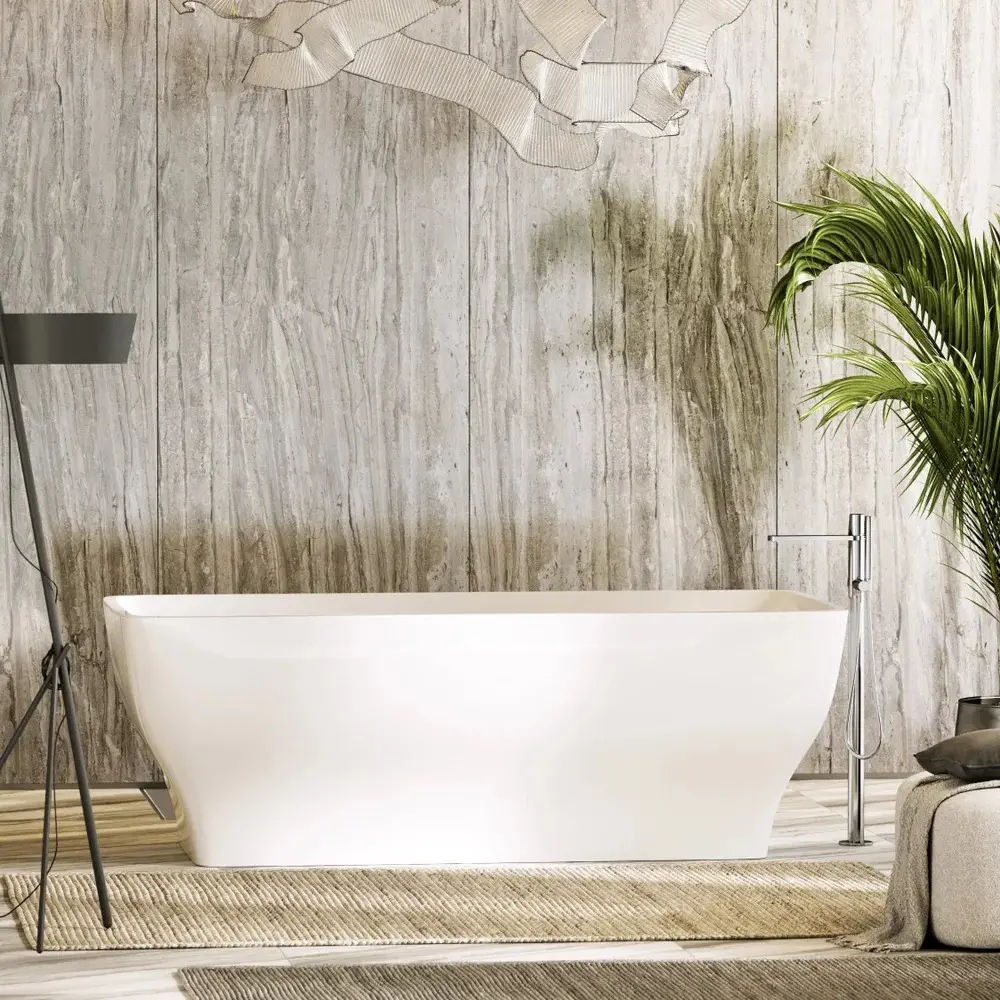 Фото 2 Ванна Sancos Neo FB09 170x80 акриловая прямоугольная цвет белый