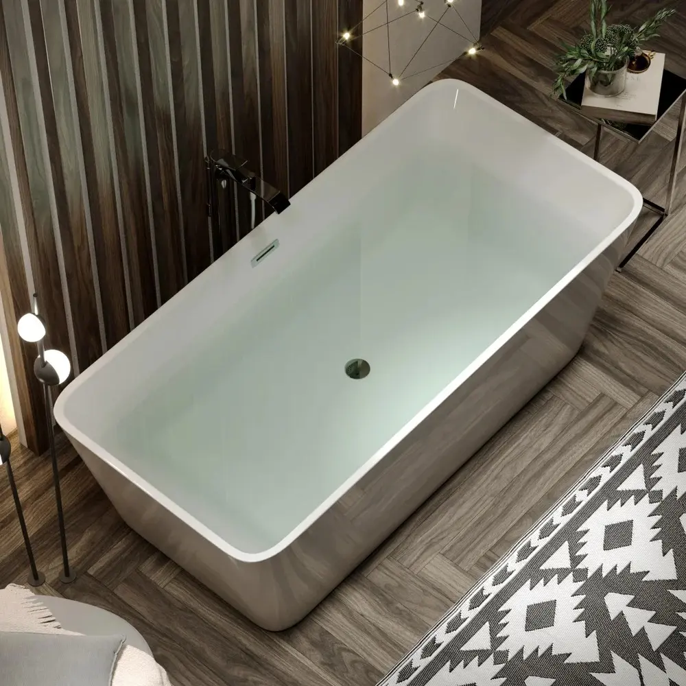 Фото 6 Ванна Sancos Dama FB05 170x80 акриловая прямоугольная цвет белый Фото 6 Ванна Sancos Dama FB05 170x80 акриловая прямоугольная цвет белый