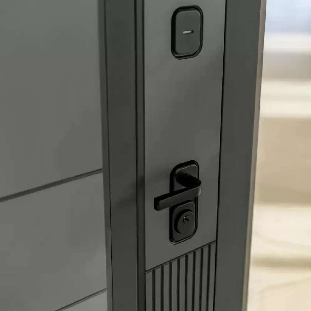 Фото 3 Входная дверь Лабиринт Эволаб П03 левый 205x96см цвет velluto oskuro/белый софт