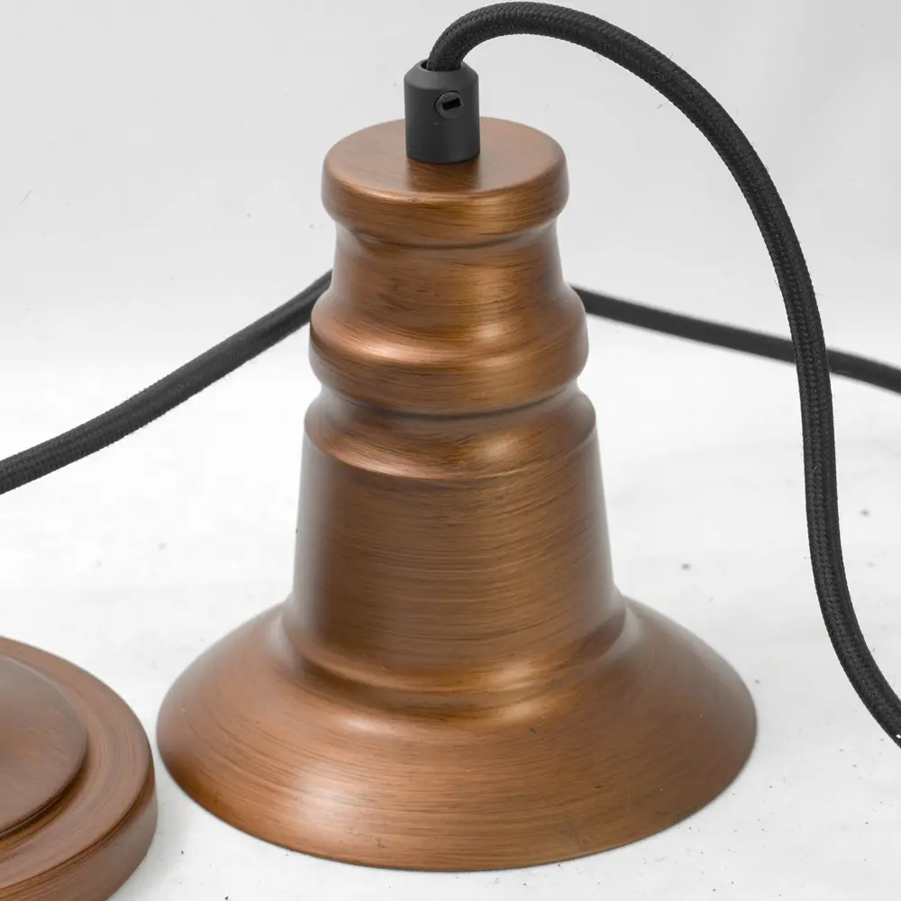 Фото 5 Светильник подвесной Люссоле Massapequa Sy8969 1 лампа 8.75 м² цвет медь Фото 5 Светильник подвесной Люссоле Massapequa Sy8969 1 лампа 8.75 м² цвет медь