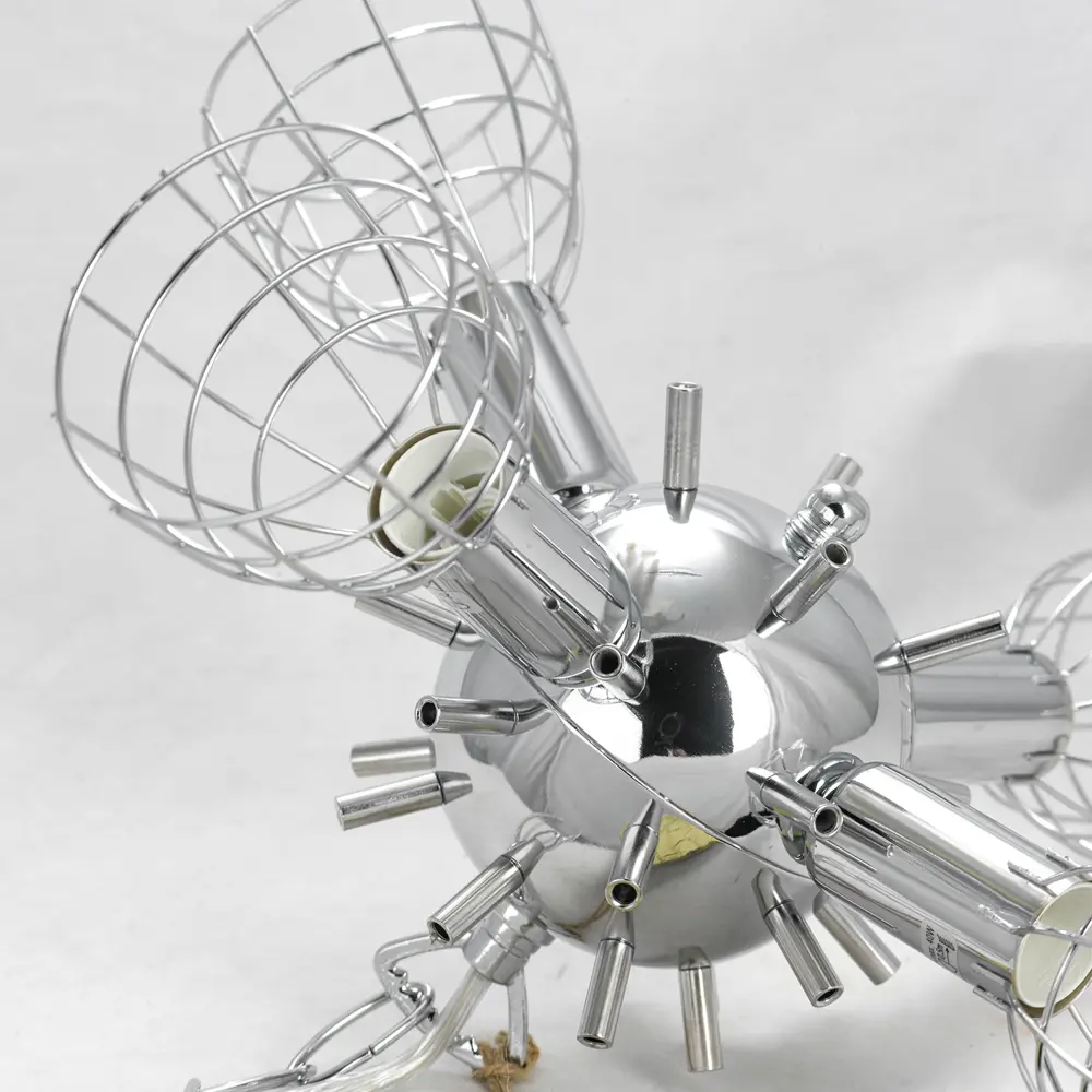 Фото 2 Люстра подвесная Люссоле Idaho Sy9998 4 ламп 21 м² цвет хром