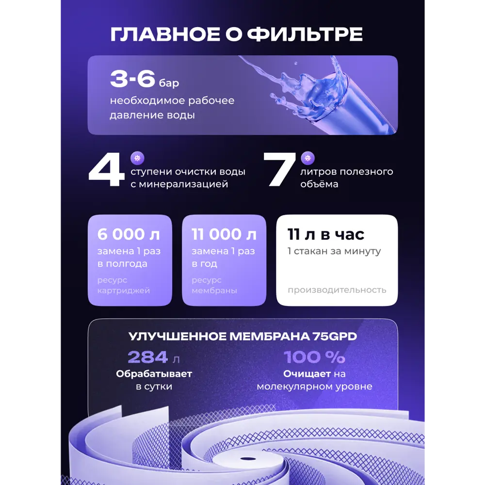 Фото 10 Система обратного осмоса Sendo by Stoewer A12 быстросъемная 4 ступени бак 12 л с минерализатором Фото 10 Система обратного осмоса Sendo by Stoewer A12 быстросъемная 4 ступени бак 12 л с минерализатором