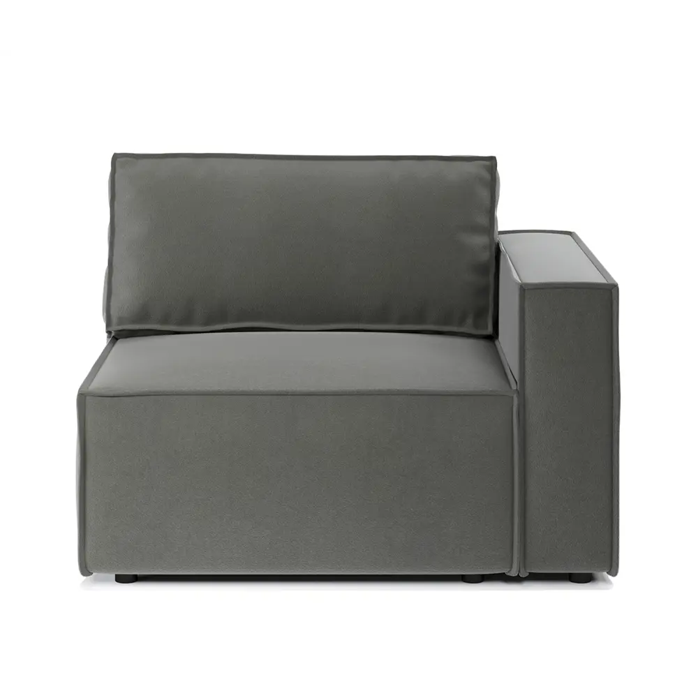 Фото 2 Диван модульный Гамма Шарм 25 Модуль-3 правый 116x70x95 см велюр цвет серый Фото 2 Диван модульный Гамма Шарм 25 Модуль-3 правый 116x70x95 см велюр цвет серый