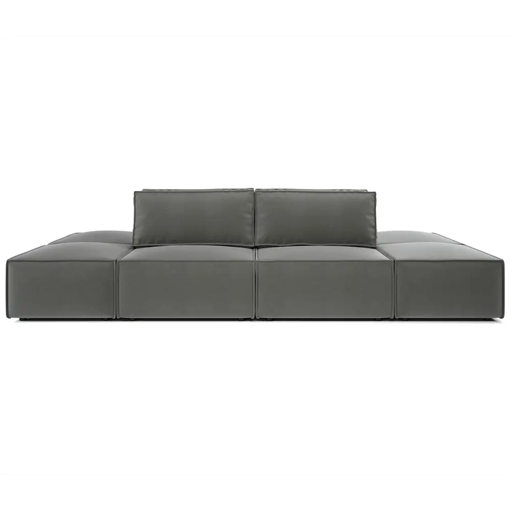 Фото 12 Диван модульный Гамма Шарм 25 Модуль-3 правый 116x70x95 см велюр цвет серый Фото 12 Диван модульный Гамма Шарм 25 Модуль-3 правый 116x70x95 см велюр цвет серый