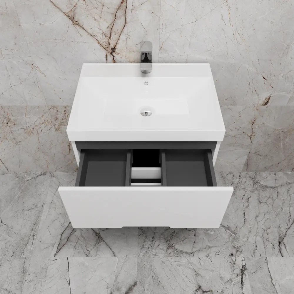 Фото 3 Тумба под раковину напольная Style line ЛС-00002441 60см цвет белый матовый эмаль Фото 3 Тумба под раковину напольная Style line ЛС-00002441 60см цвет белый матовый эмаль