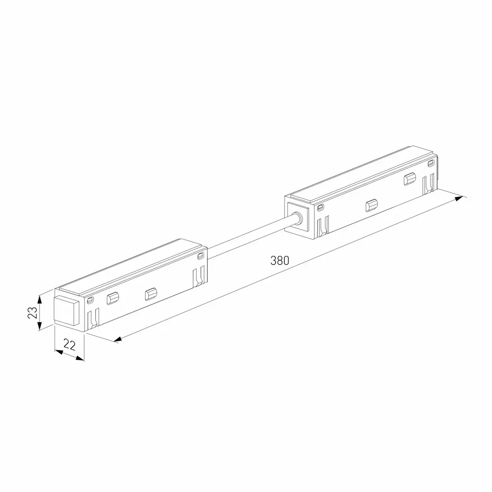 Фото 12 Коннектор Elektrostandard Slim Magnetic 85099/00 цвет черный Фото 12 Коннектор Elektrostandard Slim Magnetic 85099/00 цвет черный