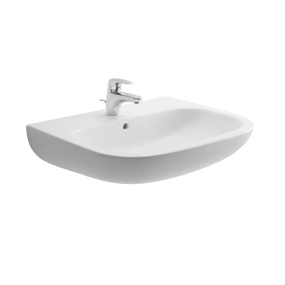 Фото Раковина подвесная Duravit d-code 07054500002 45см цвет белый Фото Раковина подвесная Duravit d-code 07054500002 45см цвет белый