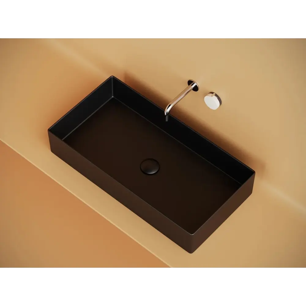 Фото 3 Раковина накладная Ceramica nova element CN6071MB 70.1см цвет черный Фото 3 Раковина накладная Ceramica nova element CN6071MB 70.1см цвет черный
