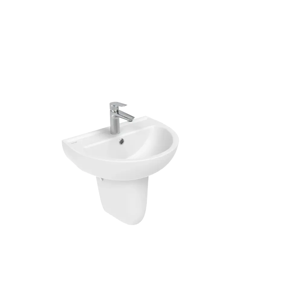 Фото Раковина подвесная Creavit Oval TP155-00CB00E-0000 52x40.80 см цвет белый