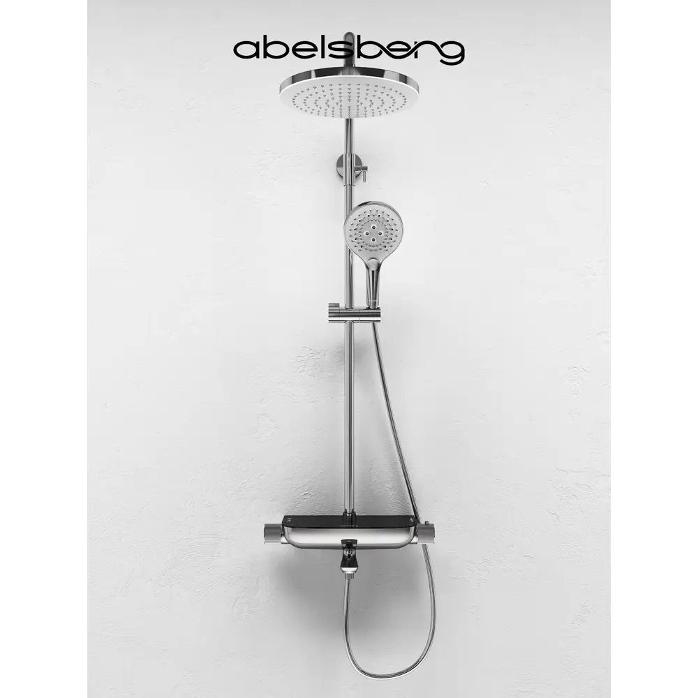 Фото 7 Душевая система Abelsberg SNS52791CH с термостатом 3 режимная цвет глянцевый хром Фото 7 Душевая система Abelsberg SNS52791CH с термостатом 3 режимная цвет глянцевый хром