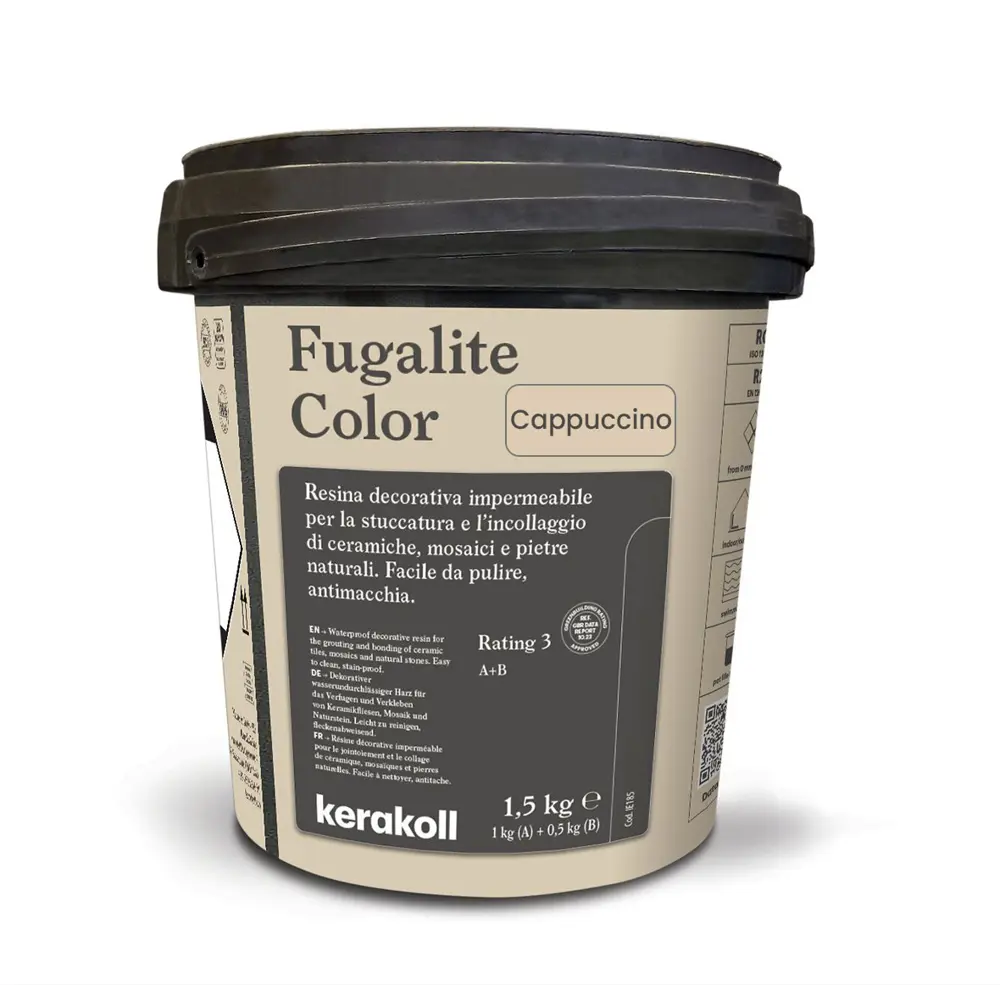 Фото Эпоксидная затирка Fugalite Color Cappuccino 1.5 кг Фото Эпоксидная затирка Fugalite Color Cappuccino 1.5 кг
