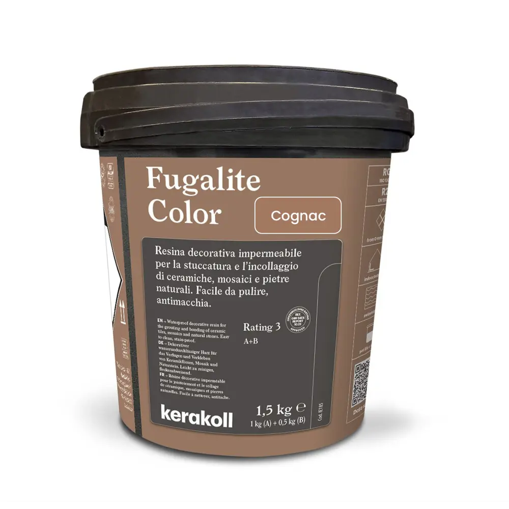 Фото Эпоксидная затирка Fugalite Color Cognac 1.5 кг Фото Эпоксидная затирка Fugalite Color Cognac 1.5 кг