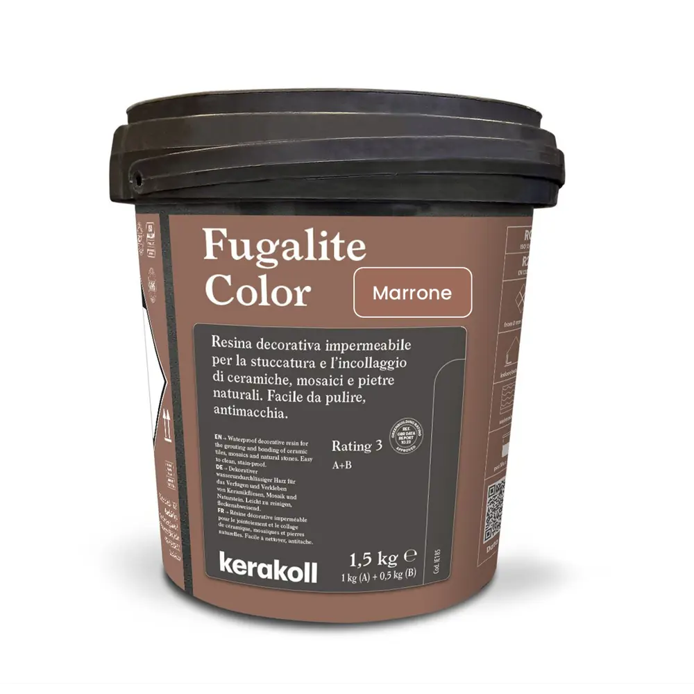 Фото Эпоксидная затирка Fugalite Color Marrone 1.5 кг Фото Эпоксидная затирка Fugalite Color Marrone 1.5 кг
