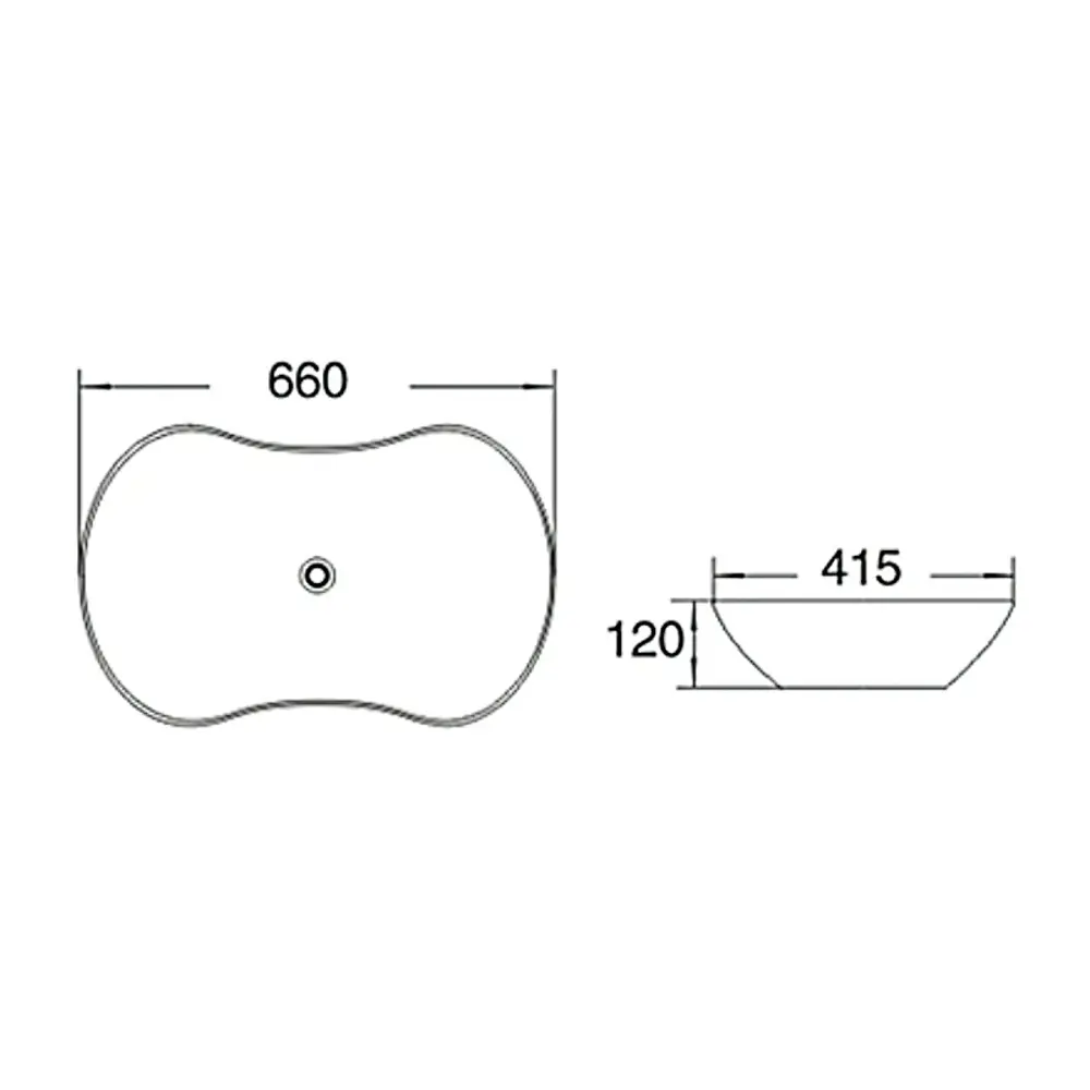 Фото 2 Раковина накладная Santiline sl-1030 SL-1030 66см цвет белый Фото 2 Раковина накладная Santiline sl-1030 SL-1030 66см цвет белый