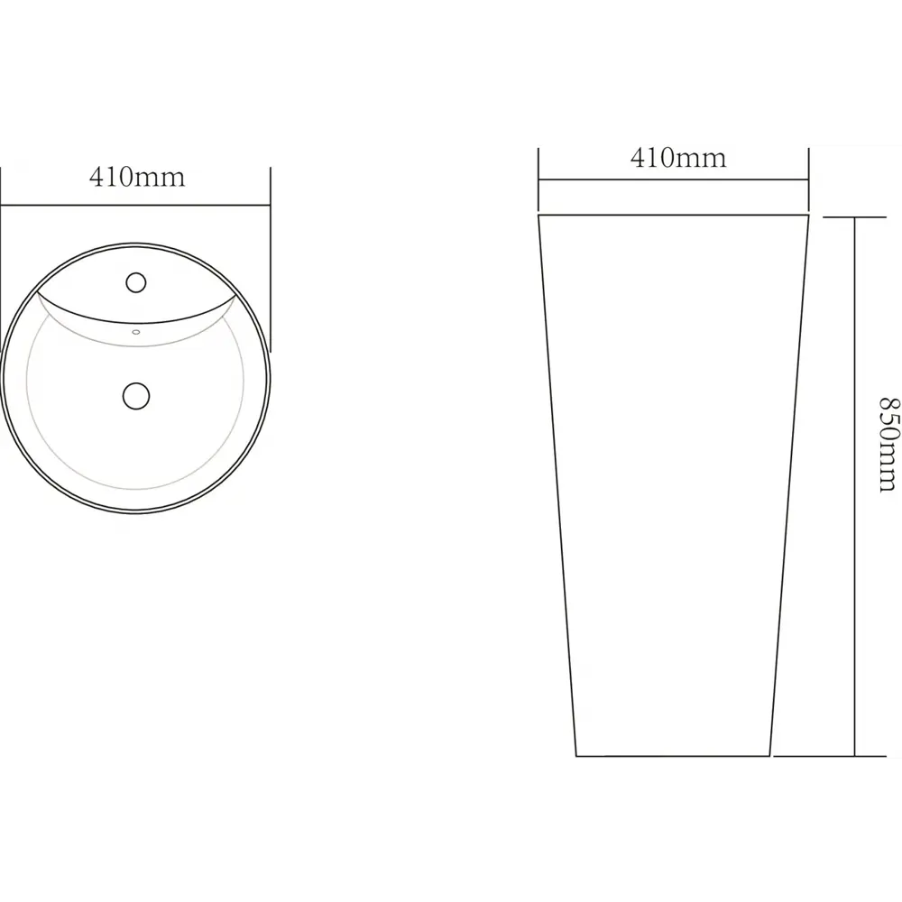 Фото 2 Раковина Santiline sl-4007 SL-4007 41см цвет белый Фото 2 Раковина Santiline sl-4007 SL-4007 41см цвет белый