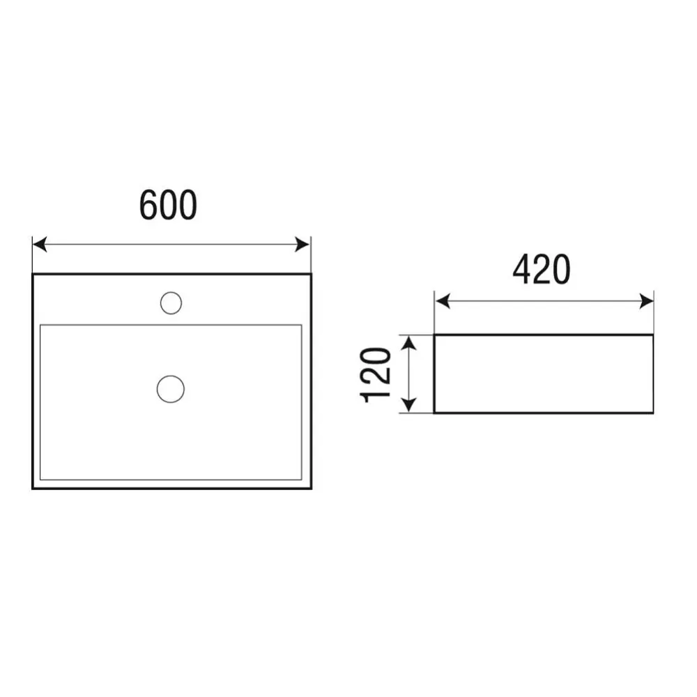 Фото 4 Раковина накладная Weltwasser elbach 10000004543 60см цвет белый Фото 4 Раковина накладная Weltwasser elbach 10000004543 60см цвет белый
