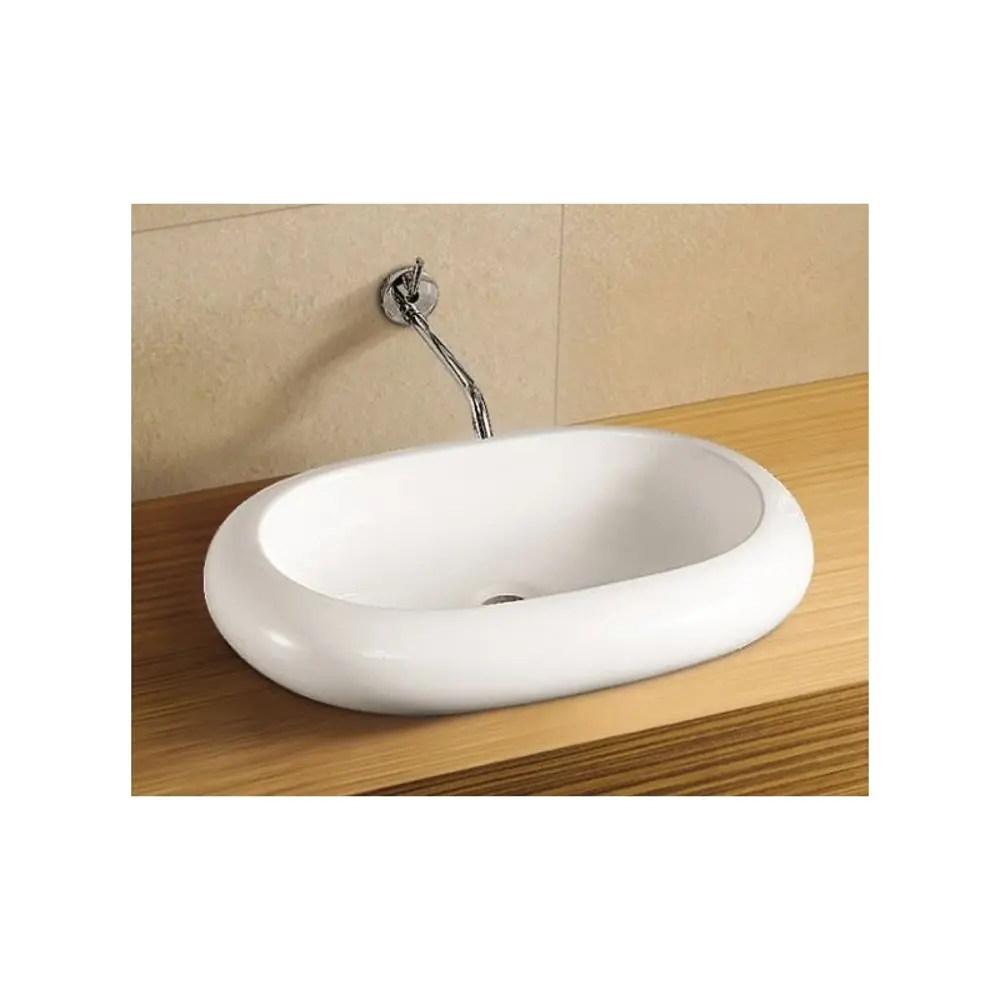 Фото 2 Раковина накладная Weltwasser elbach 10000003869 63.5см цвет белый