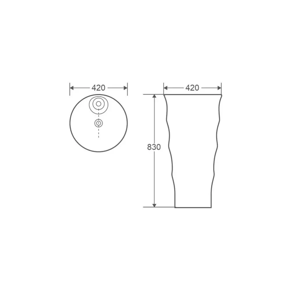 Фото 4 Раковина Weltwasser leerbach 10000005493 42см цвет белый Фото 4 Раковина Weltwasser leerbach 10000005493 42см цвет белый