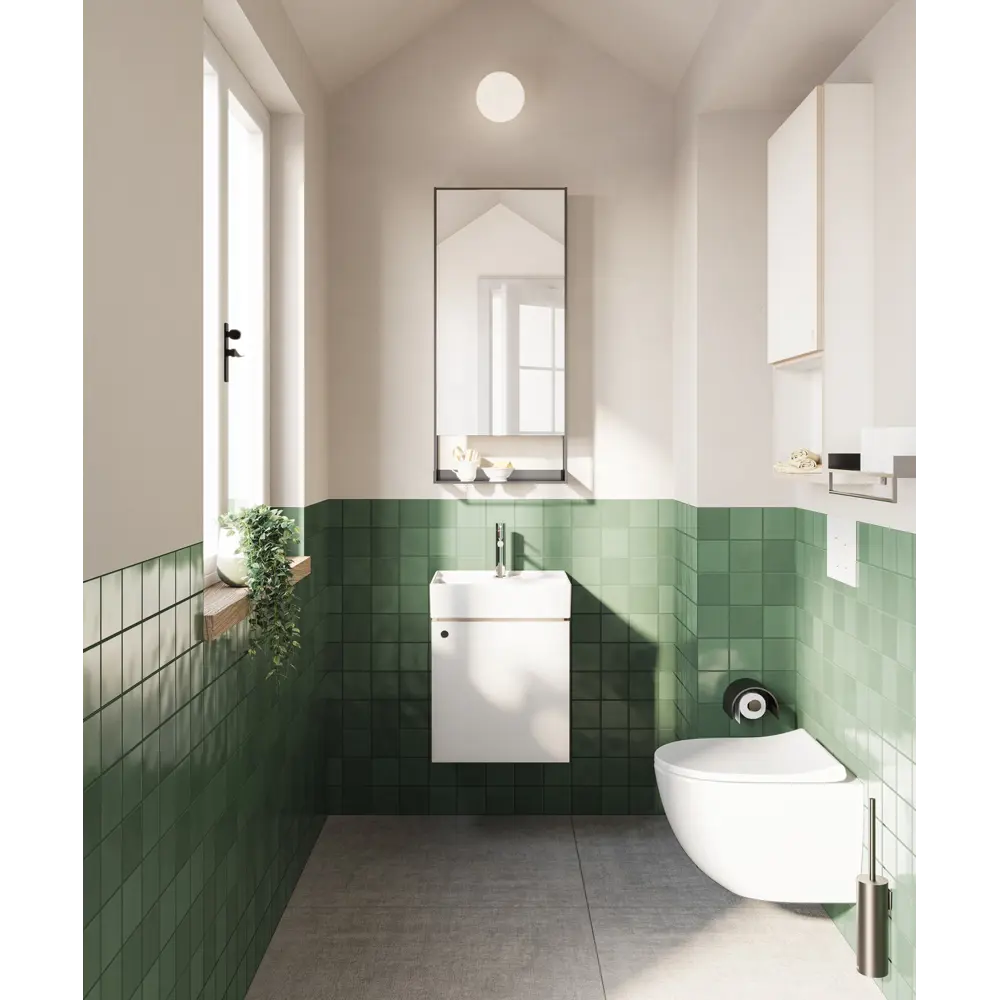 Фото 2 Раковина накладная Vitra archiplan 7401B003-0001 60см цвет белый