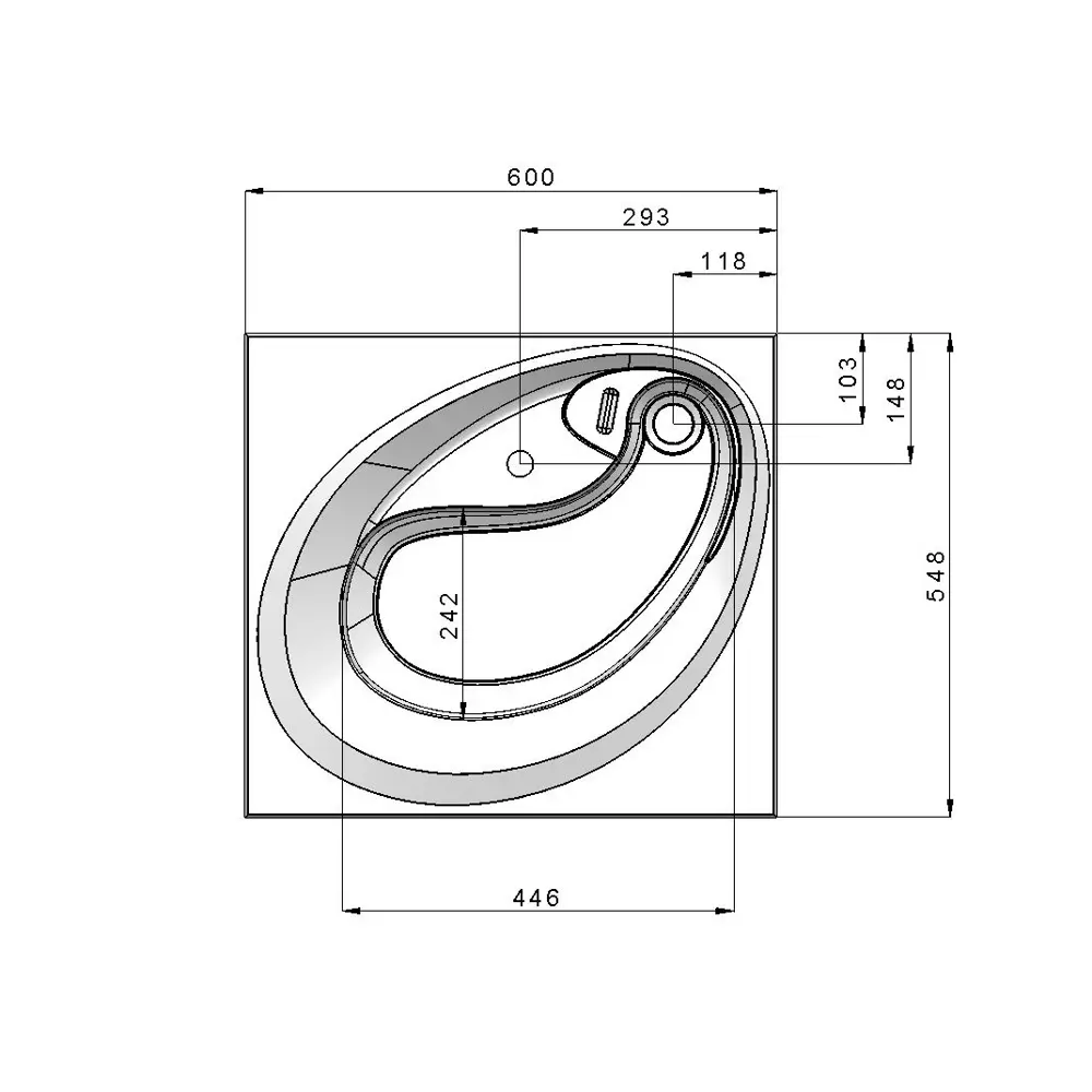 Фото 5 Раковина подвесная Stella polar ameli 4627173210058 60см цвет белый Фото 5 Раковина подвесная Stella polar ameli 4627173210058 60см цвет белый