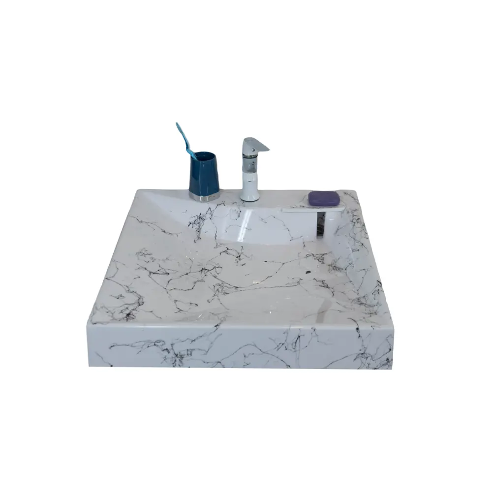 Фото Раковина подвесная Stella polar турин SP-00000856 59.3см цвет белый Фото Раковина подвесная Stella polar турин SP-00000856 59.3см цвет белый