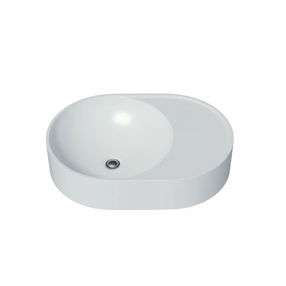 Фото Раковина накладная Stella polar madera 4627173210720 48.5см цвет белый