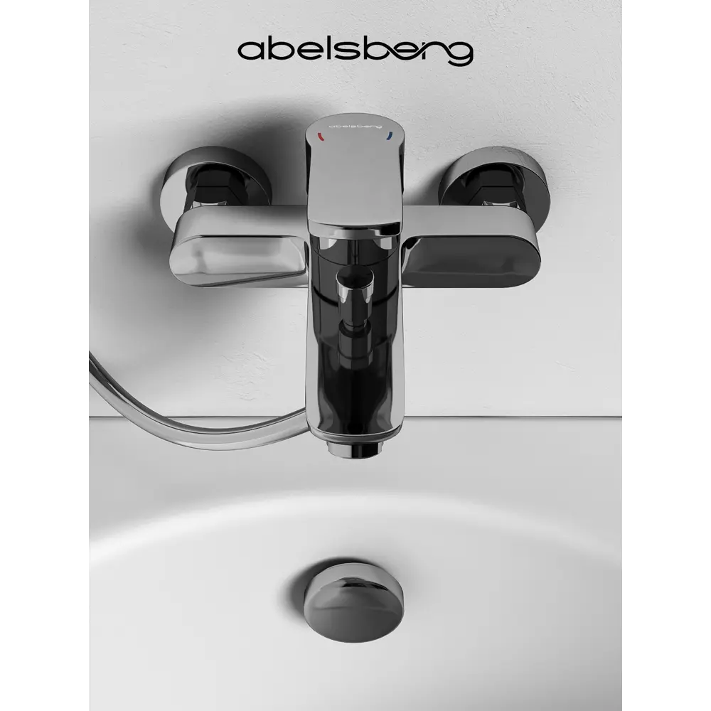 Фото 9 Смеситель для ванны Abelsberg UNF25747CH цвет хром глянцевый Фото 9 Смеситель для ванны Abelsberg UNF25747CH цвет хром глянцевый