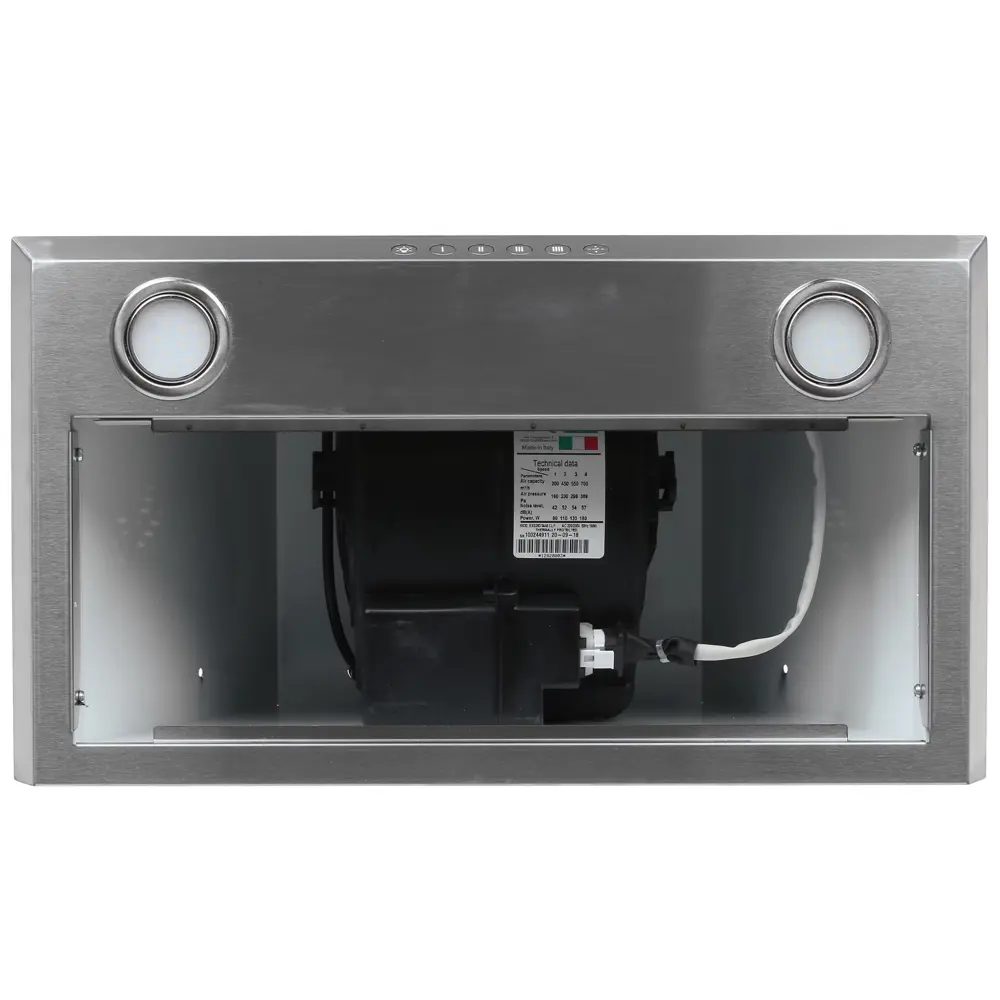 Фото 6 Вытяжка Elikor Врезной блок S4 52Н-700-Э4Д нержавеющая сталь 52.2 см цвет серый / серебристый