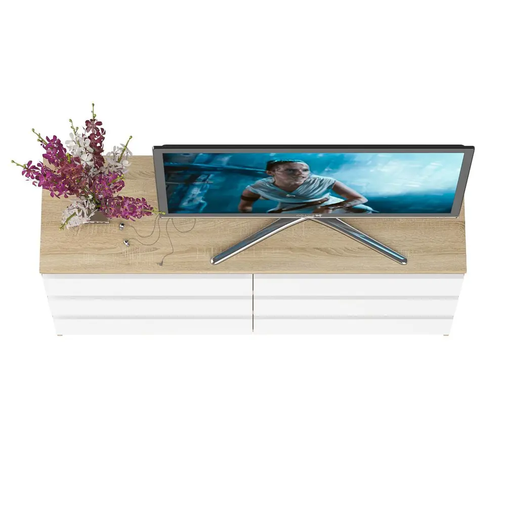 Фото 4 Комод СВК Мори МК1380 6 ящиков 138х41х73 см ЛДСП цвет дуб сонома/белый Фото 4 Комод СВК Мори МК1380 6 ящиков 138х41х73 см ЛДСП цвет дуб сонома/белый